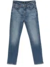 7 For All Mankind Skinny Jeans In Blue