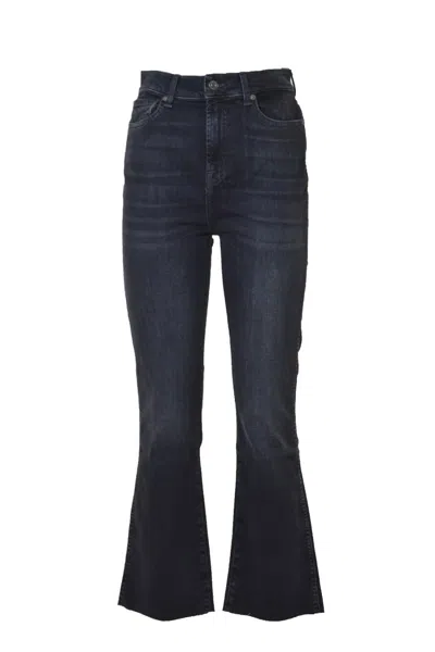 7 For All Mankind Skinny Jeans With Vintage Effect In Black