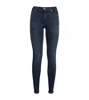 7 For All Mankind Slim Illusion Luxe Skinny Jeans In Blue
