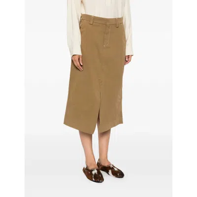 7 For All Mankind Skirts In Brown