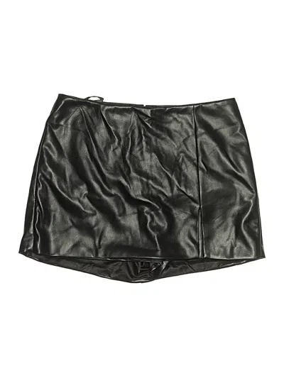 Pre-owned 7 For All Mankind Skort In Black