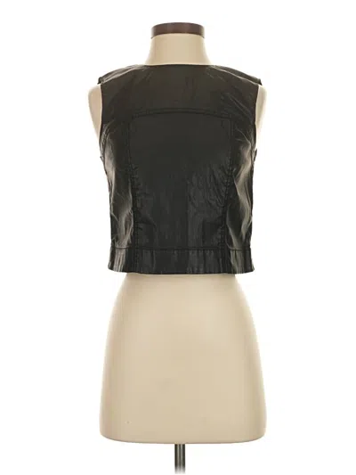 7 For All Mankind Sleeveless Blouse In Black