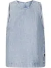 7 For All Mankind Kansas Denim Top