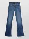 7 For All Mankind Mid Waist Bootcut Jeans In Slim Illusion Denim Clothing In Multi