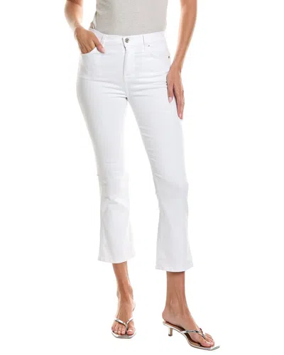 7 For All Mankind Slim Casablanca Kick Flare Jean In White