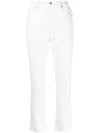 7 For All Mankind Cropped Slim-fit Jeans