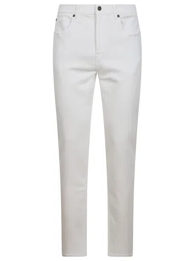 7 For All Mankind Slim-fit Luxe Performance Pants With Minimalist Design