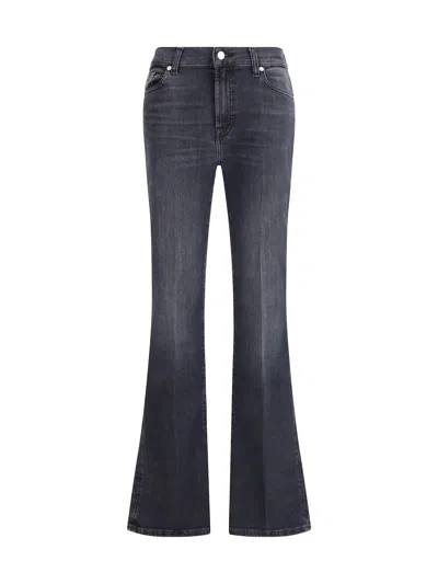 7 For All Mankind Slim Illusion Bootcut Jeans In Blue