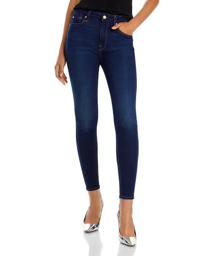 7 For All Mankind Slim Illusion High Rise Ankle Skinny Jeans In Luxe Tried & True In Luxe Tried  True