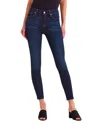 7 For All Mankind Slim Illusion High Rise Ankle Skinny Jeans In Luxe Tried & True In Multi