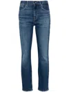 7 For All Mankind Slim Illusion Santa Monica Jeans In Blue