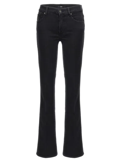 7 For All Mankind Slim Illusion Saturday Night Jeans Black