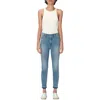 7 For All Mankind Slim Illusion Womens Raw Hem Denim Skinny Jeans