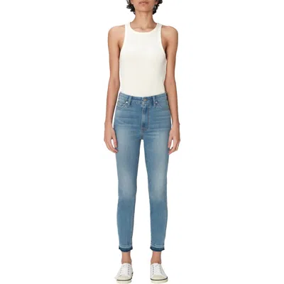 7 For All Mankind Slim Illusion Womens Raw Hem Denim Skinny Jeans