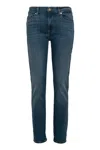 7 For All Mankind Slim Jeans With A Mid-rise In Blue