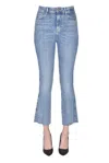7 For All Mankind Slim Kick Jeans In Blue