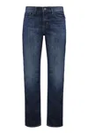 7 For All Mankind Slimmy 5-pocket Jeans In Navy