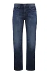 7 For All Mankind Slimmy 5-pocket Jeans In Navy