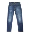 7 For All Mankind Slimmy Airweft Slim Jeans In Blue