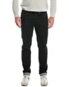 7 For All Mankind Ens Blue Black Slimmy Taper Luxe Performance Mid-rise Stretch-denim Jeans In Blue