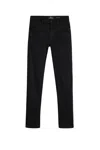 7 For All Mankind Cotton Pants In Black