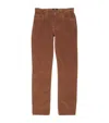 7 For All Mankind Mens Brown Slimmy Slim-fit Tapered Stretch-denim Jeans In Dapper Tan