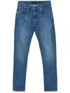 7 For All Mankind Slimmy Clean Pocket Slim Fit Jeans In Blue