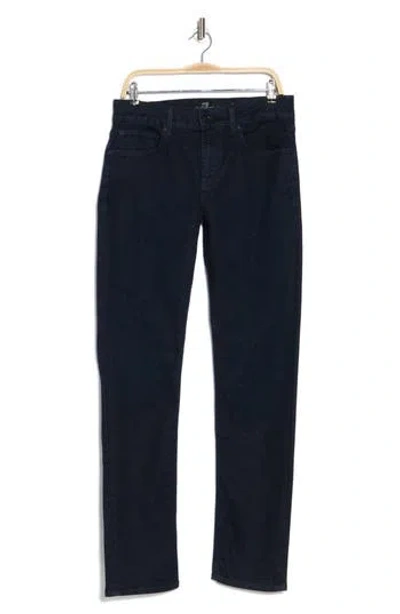7 For All Mankind Mens Slimmy Tapered Luxe Performance Eco Jeans In Dark Blue