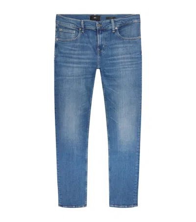 7 For All Mankind Slimmy Jeans In Blue