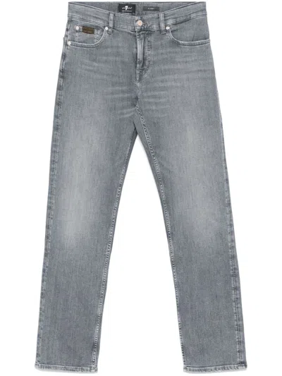 7 For All Mankind Slimmy Jeans In Grey