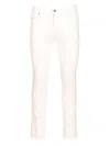 7 For All Mankind Slimmy Jeans White In Pattern