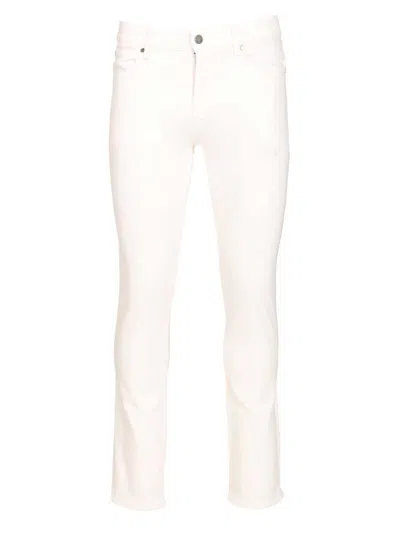 7 For All Mankind Slimmy Jeans White In Pattern