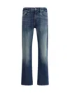 7 For All Mankind Slimmy Largo Jeans In Dark Blue