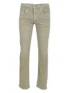 7 FOR ALL MANKIND SLIMMY LEFT HAND JEANS TROUSERS GREEN