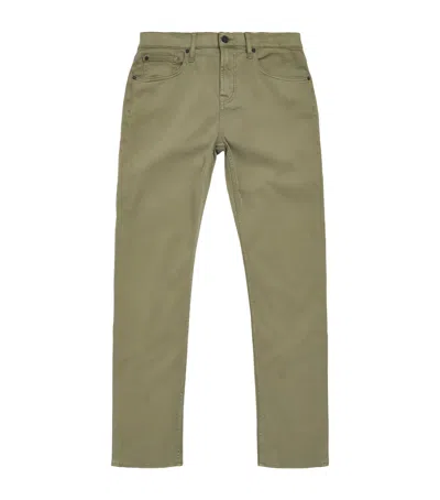 7 For All Mankind Slimmy Luxe Performance Chinos In Green