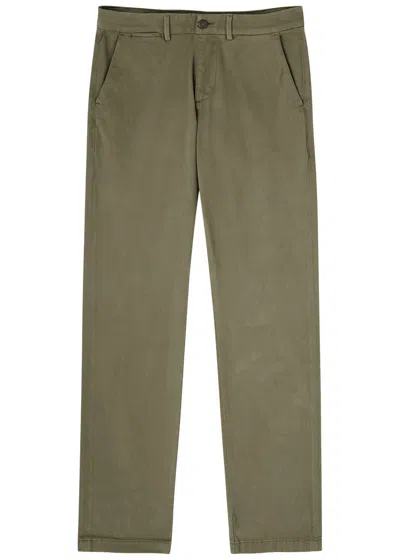 7 For All Mankind Slimmy Luxe Performance Chinos In Green