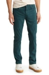 7 For All Mankind Slimmy Luxe Performance Plus Slim Fit Pants In Hunter Green