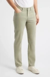 7 For All Mankind Slimmy Luxe Performance Plus Slim Fit Pants In Light Green