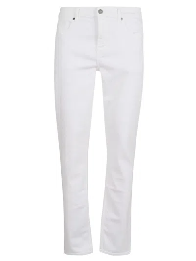 7 For All Mankind Slimmy Luxe Performance White