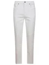 7 For All Mankind Luxe Performance Plus Slimmy Tapered Slim Fit Jeans In White In White