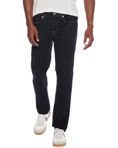 7 For All Mankind Slimmy Rinse Slim Straight Jean In Black