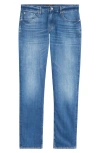 7 For All Mankind Slimmy Clean Pocket Slim Fit Jeans In Auster