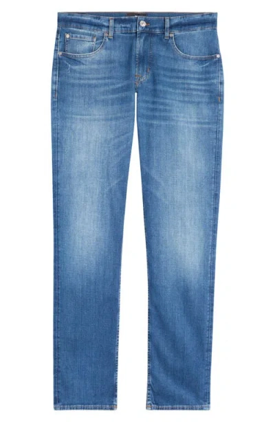 7 For All Mankind Slimmy Tapered Jeans In Auster