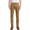 7 For All Mankind Mens Brown Slimmy Tapered-leg Mid-rise Stretch-denim Jeans In Rope