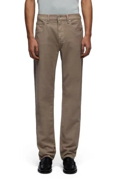 7 For All Mankind Slimmy Slim Fit Pants In Brown