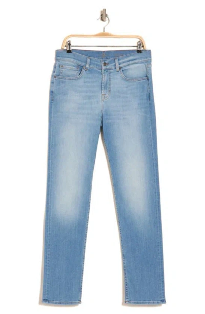 7 For All Mankind Slimmy Slim Leg Jeans In Pacific Blue