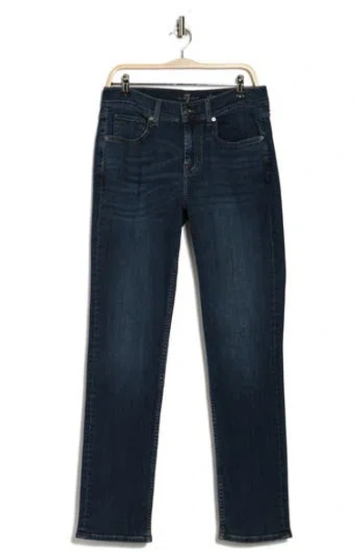 7 For All Mankind Slimmy Tapered Luxe Performance Plus Jeans In Sage Brush