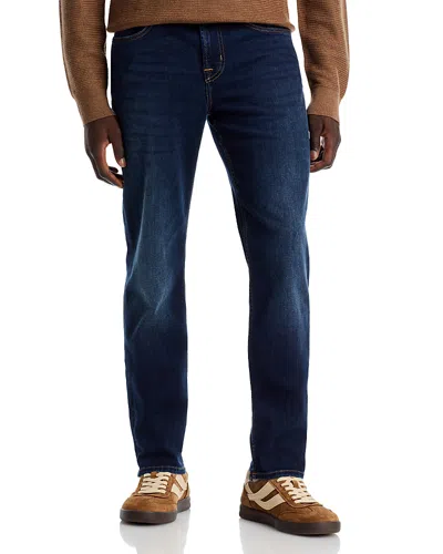 7 For All Mankind Slimmy Slim Straight Fit Jeans In Titan Blue