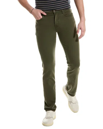 7 For All Mankind Slimmy Stone Slim Straight Jean In Green