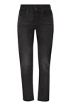 7 For All Mankind Belt Loop Jeans In Black